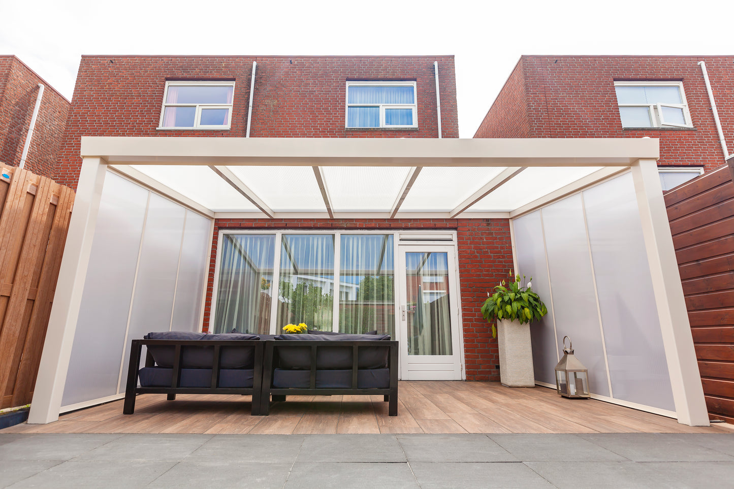 Giallo Aluminium-Terrassenüberdachung – Maximale Freiheit ohne störende Pfosten