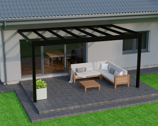 Trebbiano Aluminium-Terrassenüberdachung – Die Premium-Veranda mit kubischer Architektur