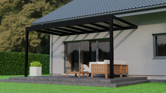 Trebbiano Aluminium-Terrassenüberdachung – Die Premium-Veranda mit kubischer Architektur