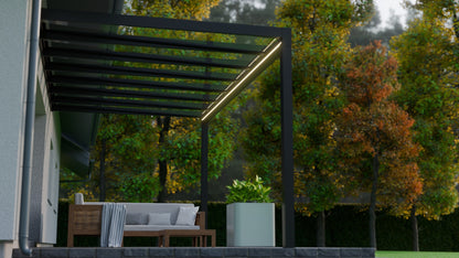 Trebbiano Aluminium-Terrassenüberdachung – Die Premium-Veranda mit kubischer Architektur