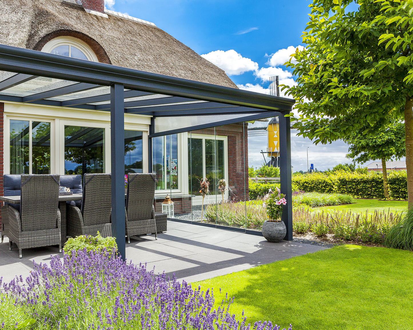 Pigato Aluminium-Terrassenüberdachung – Die elegante Glasdach-Lösung